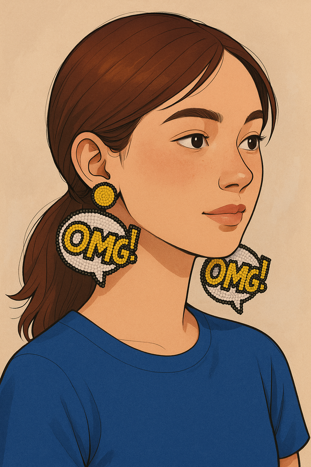 OMG BEADED EARRINGS