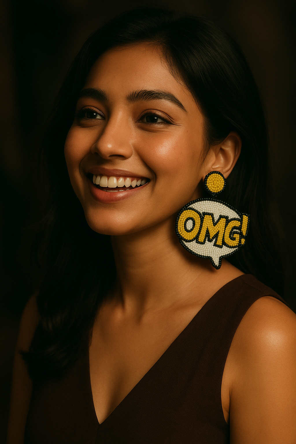 OMG BEADED EARRINGS