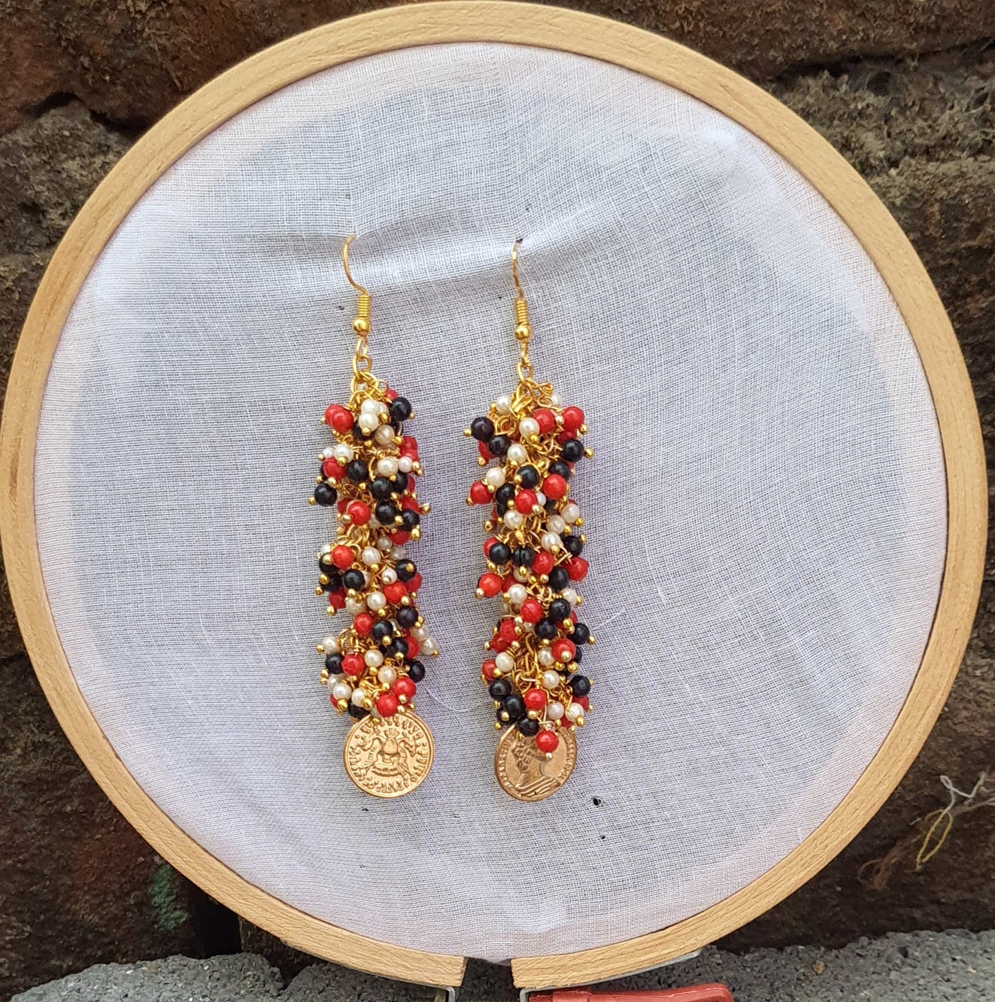 Multi Colour Statement  Earrings