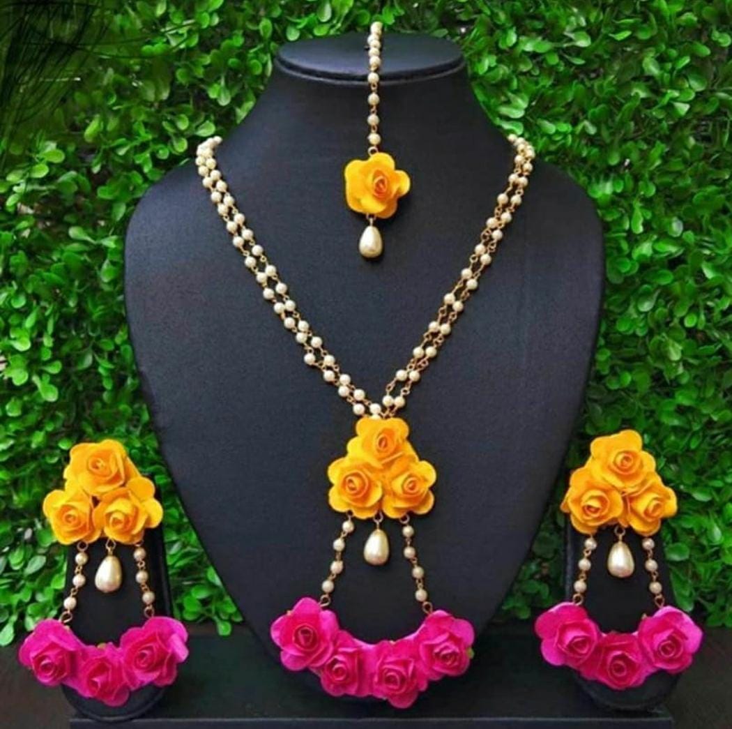 Flower Jwellery Set