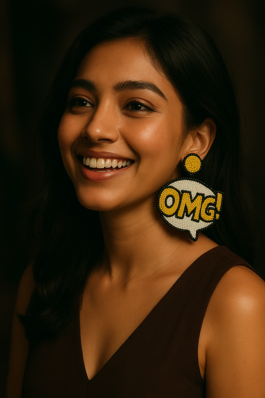 OMG BEADED EARRINGS